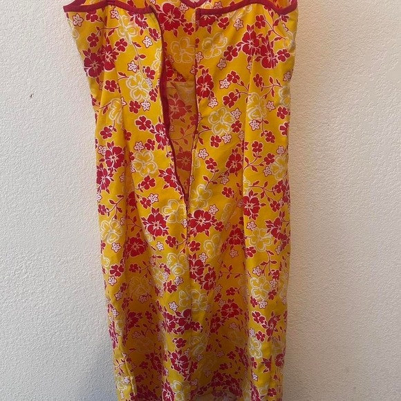 Vintage Patagonia Water Girl Hawaiian fitted mini dress size 4 - Picture 7 of 7